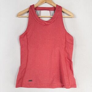 Outdoor Research Tank Top Womens Medium Red Racerback Activewear Hiking Pocket